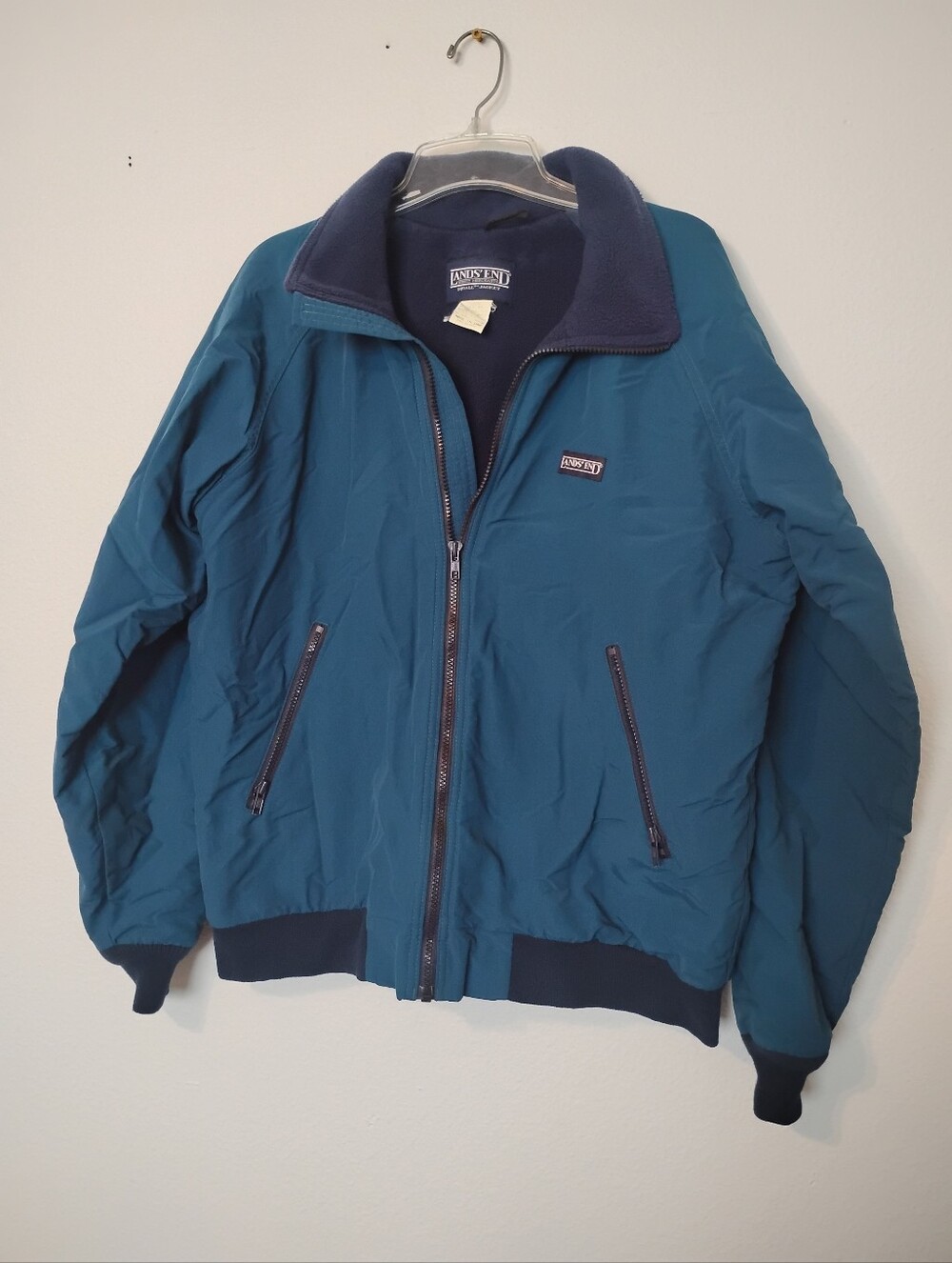 Men's Lands' End Fleece Lined Squall Jacket
